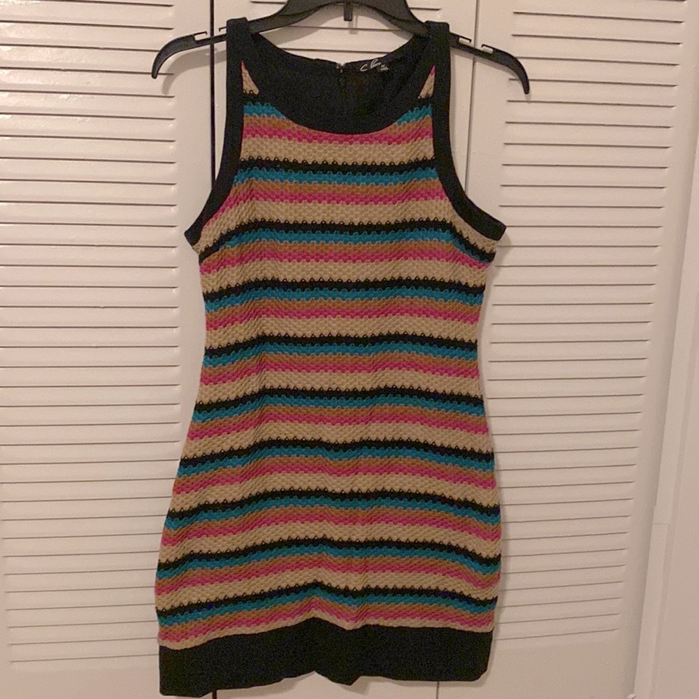 Women’s colorful stripe dress